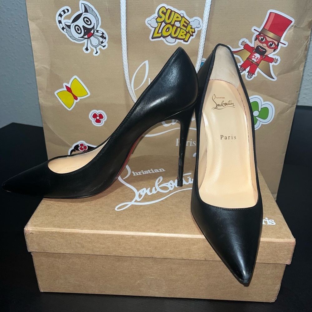 Black Kate 100 Nappa Pumps size 40